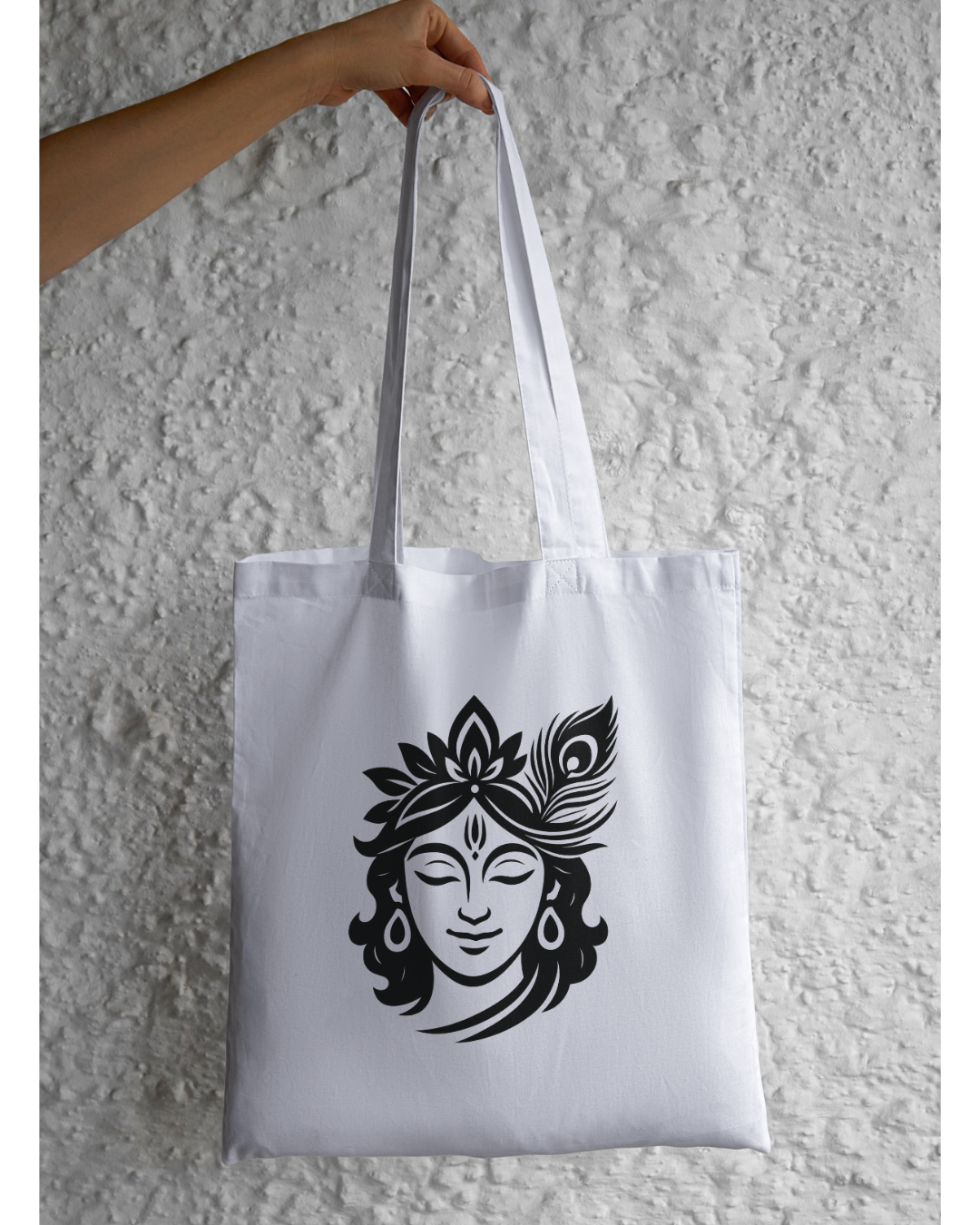 Krishna Tote Bag Zipper