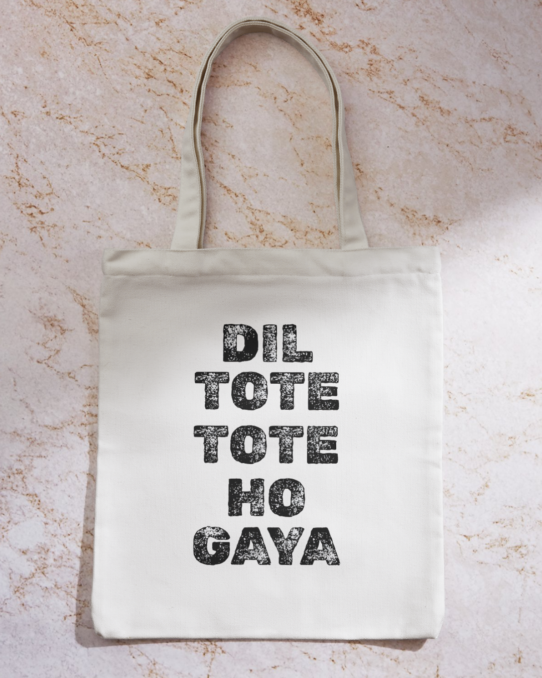 Dil Tote Tote Ho Gaya Tote Bag Zipper