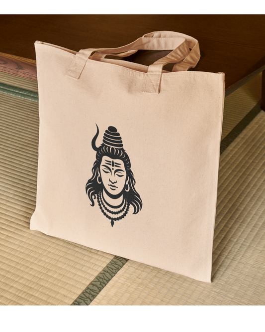 Shiva Tote Bag Zipper