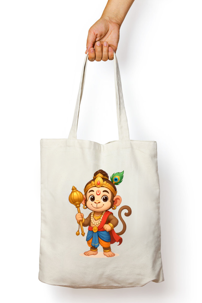 Baby Hanuman Tote Bag Zipper