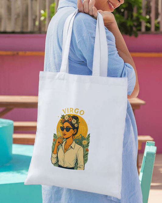 Virgo Sassy Lady Tote Bag Zipper